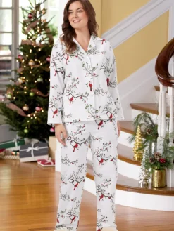 Women's Portuguese Cotton Flannel Pajama Set