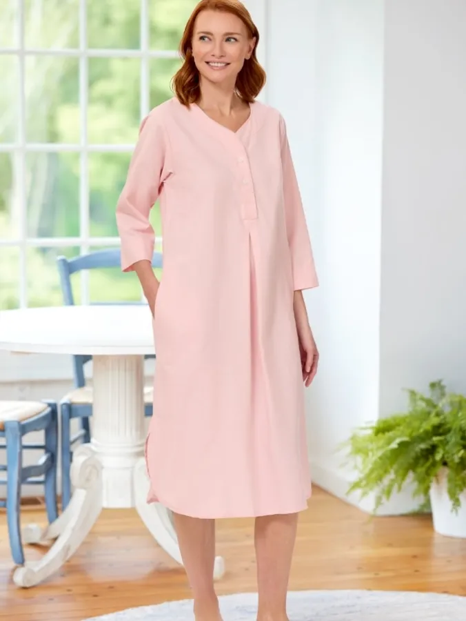 Women's Printed Portuguese Cotton Flannel Nightshirt