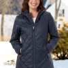 Women's Quilted Hooded Winter Coat