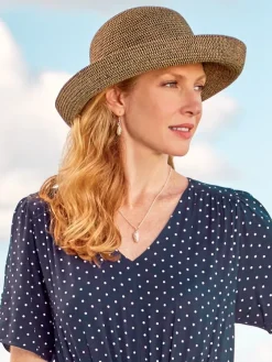 Women's Roll-Up-Brim Sun Hat