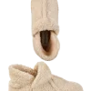 Women's Sherpa Fleece Slipper Booties
