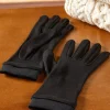 Women's Silk Glove Liners, One Pair