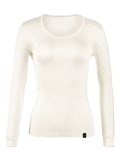 Women's Silk Long Underwear Scoopneck Top