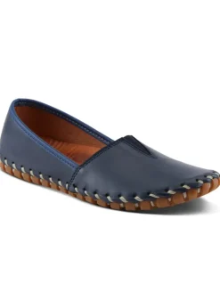 Women's Spring Step Leather Slip-On Flats