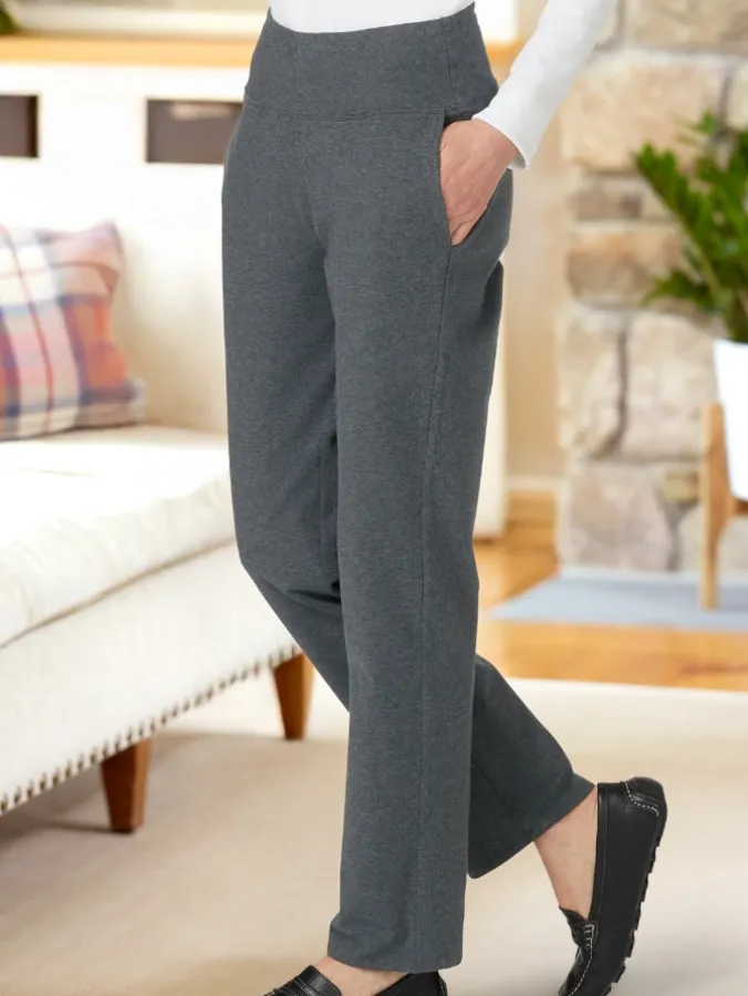 Women's Straight-Leg Cotton Leggings