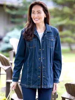 Women's Stretch-Denim Everywhere Jacket