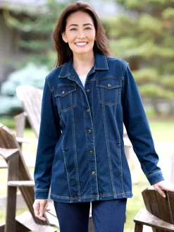Women's Stretch-Denim Everywhere Jacket
