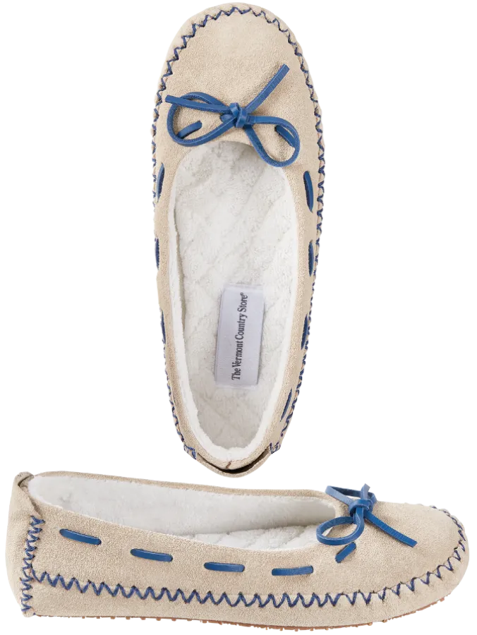 Women's Suede Moccasin Slipper