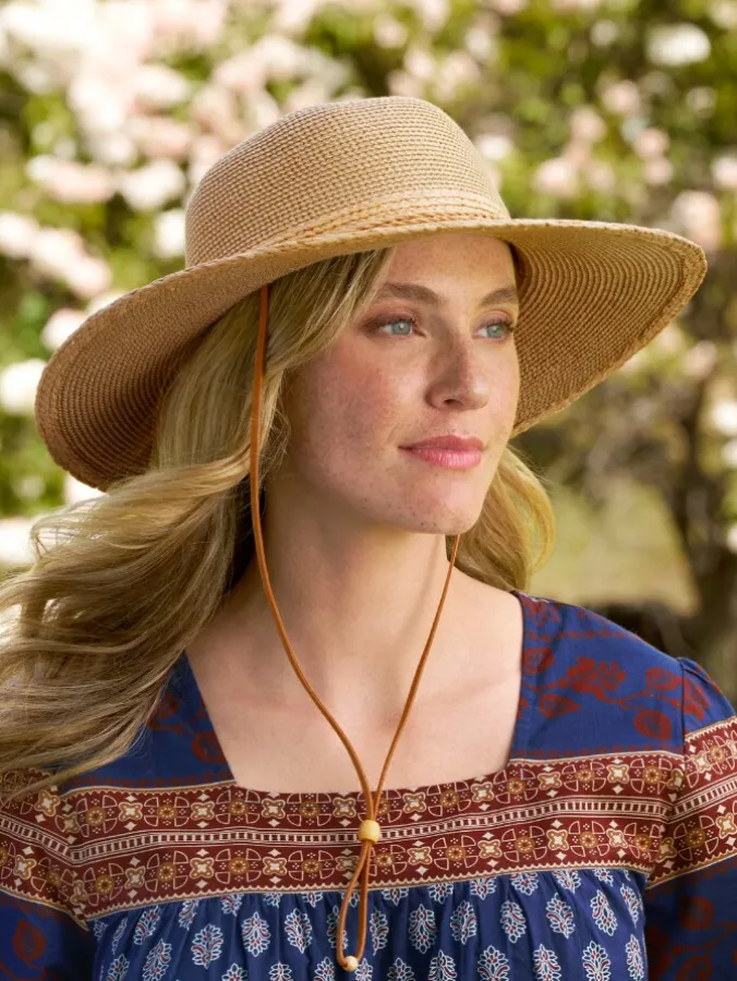 Women's Summer Breeze Woven Sun Hat