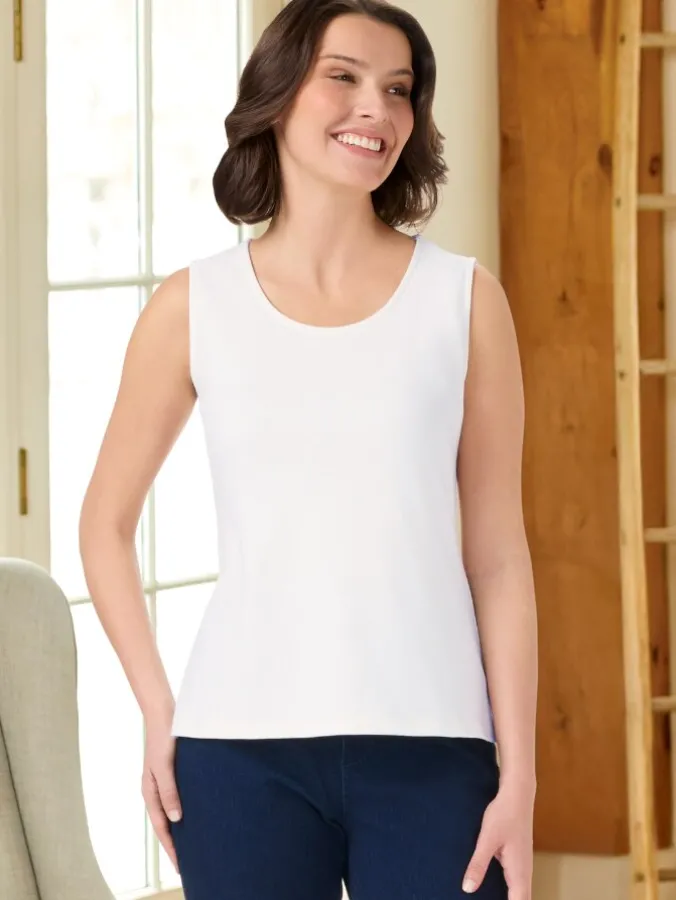 Women's USA Cotton Layering Tank Top
