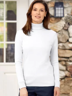 Women's USA Cotton Turtleneck