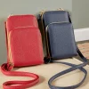 Women's Vertical RFID-Blocking Crossbody Bag