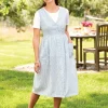 Women's V-Neck Seersucker Jumper