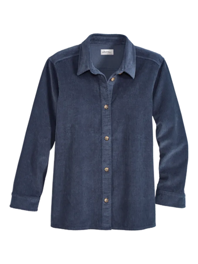 Women's Wide-Wale Corduroy Big Shirt