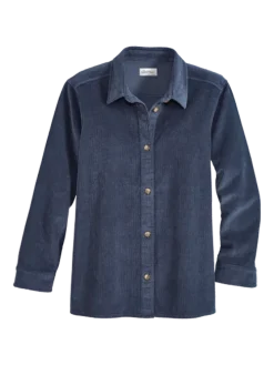 Women's Wide-Wale Corduroy Big Shirt