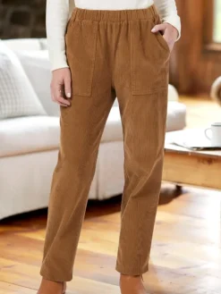 Women's Wide-Wale Corduroy Pull-On Pants