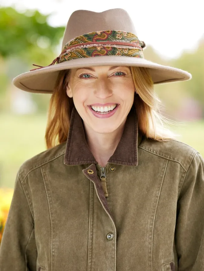 Women's Wool Felt Rancher Hat