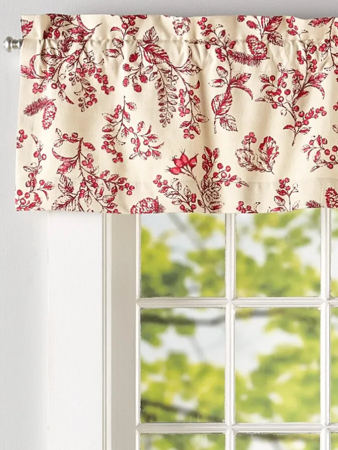Woodland Hills Rod Pocket Tailored Valance