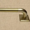 Wrap Around Adjustable Blackout Curtain Rod, 1 Inch