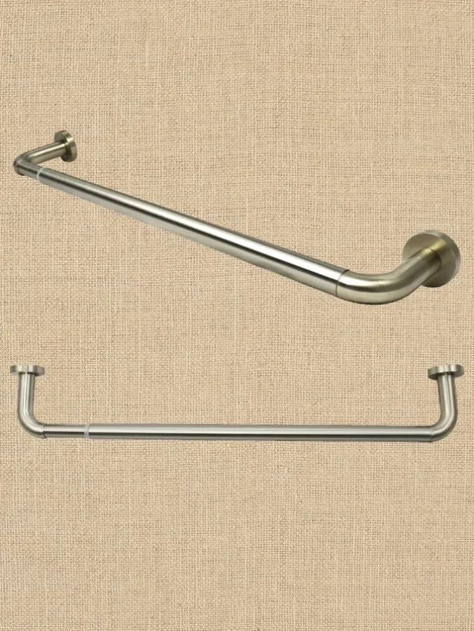 Wraparound Telescoping Curtain Rod, 3/4 Inch