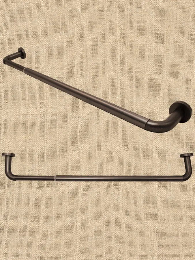 Wraparound Telescoping Curtain Rod, 3/4 Inch