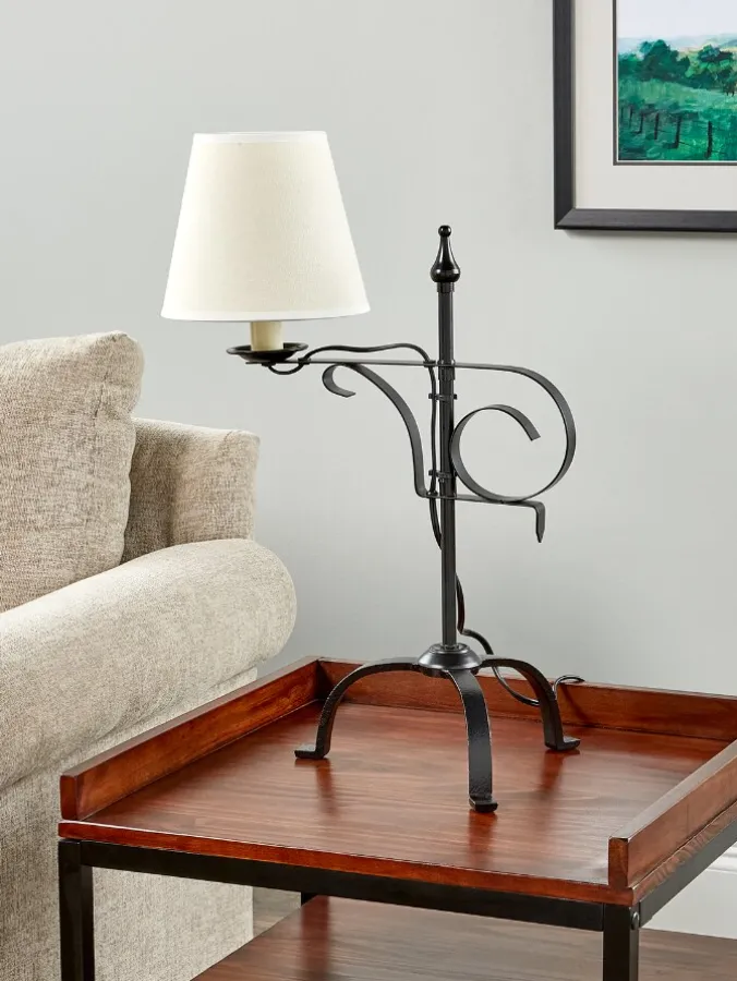 Wrought-Iron Adjustable Lamp, In 2 Sizes
