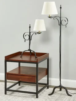 Wrought-Iron Adjustable Lamp, In 2 Sizes